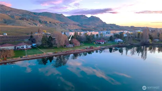 The park-like setting is truly like a private oasis. The loons, sunrises and sunsets can be stunning.
