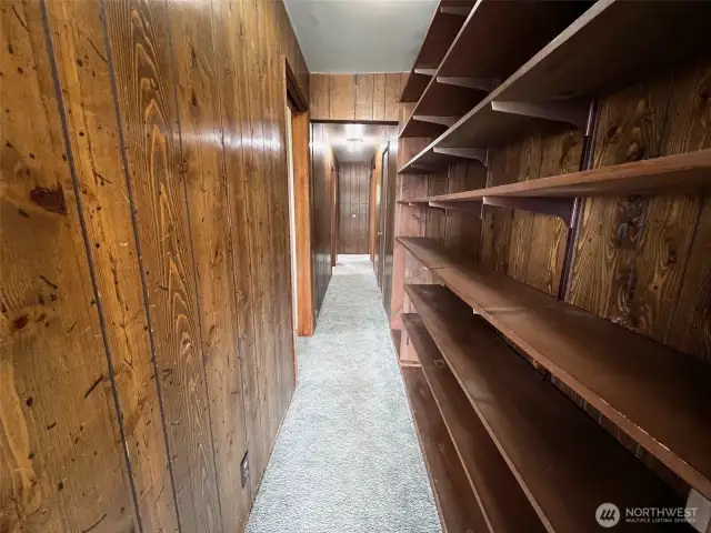 Hallway to the 4 bedrooms and 2 bathrooms.