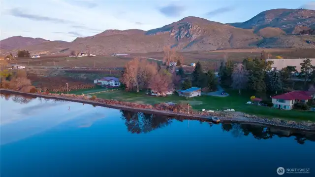 Often the river is like glass...hard to believe it's not a lake!