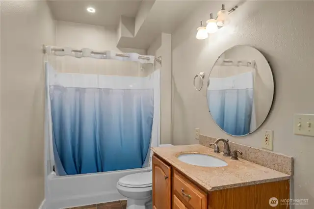 Downstairs full bath