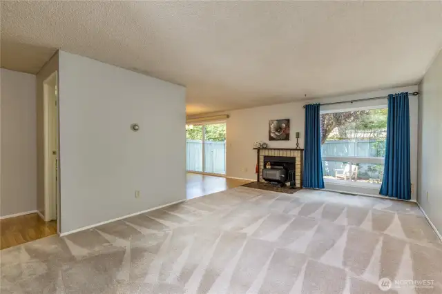 Spacious living room - Fresh interior paint throughout the home!