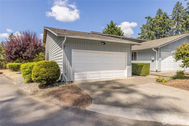 Attached 2-car garage and a rare corner lot!