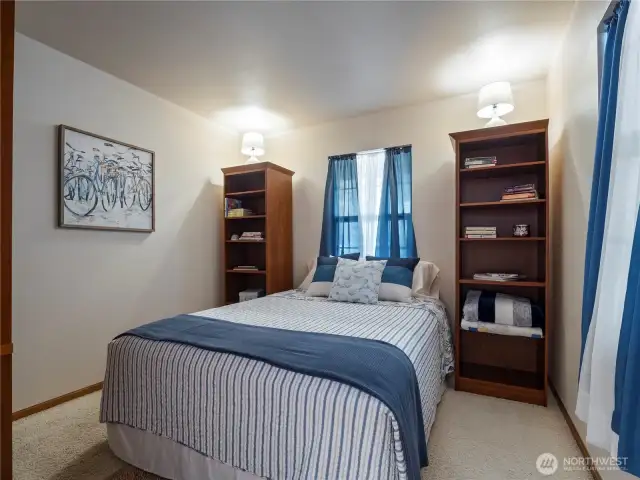 This is the bonus room at the front of the house on the main floor.