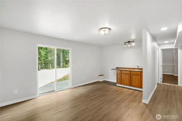 Downstairs bonus room
