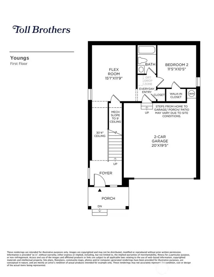 Images are for marketing purposes only and may not accurately represent the final product. Features, finishes, landscaping, and specifications are subject to change without notice.