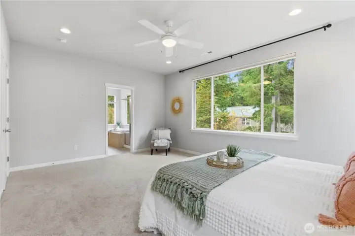 Large primary suite