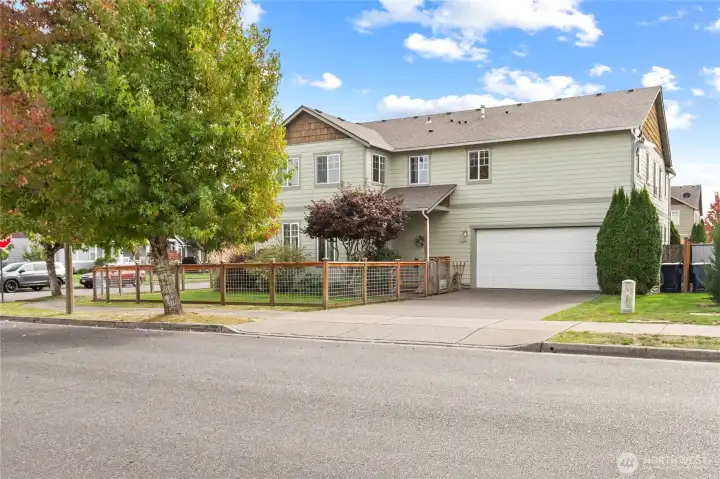 2 car garage and driveway parking!