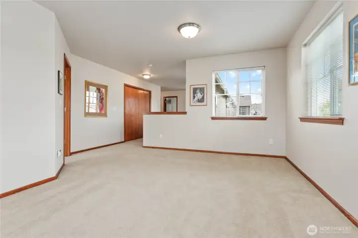 More upstairs living room
