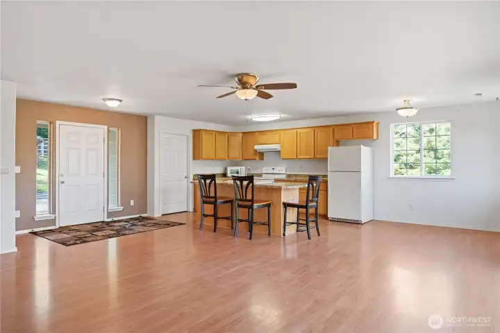 Great room + Kitchen