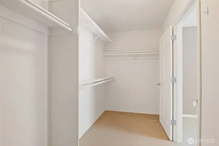 Primary closet