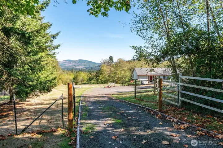 Gated driveway