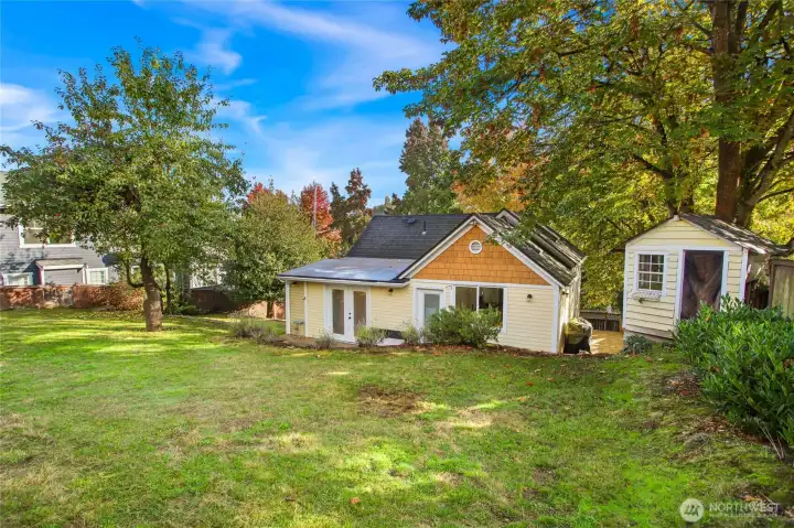 View from SW corner of the property.