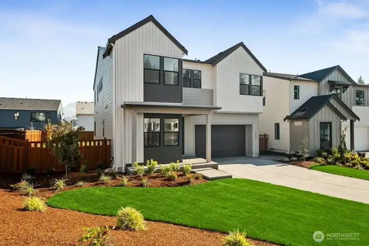 Actual Exterior of Homesite 16.