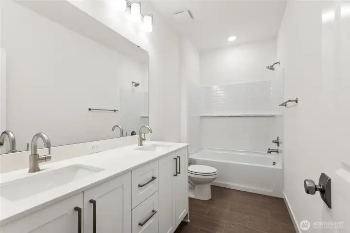 Pictures of Model Home. Not pictures of actual home. Features, colors, layout may vary.