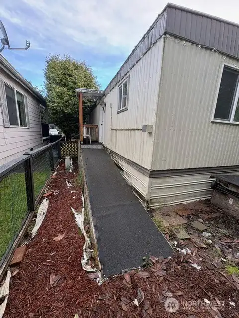 Ramp entry on back porch