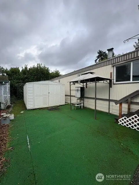 3 car parking and oversized shed