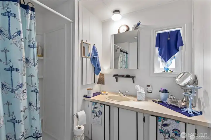 main bath with walk in shower