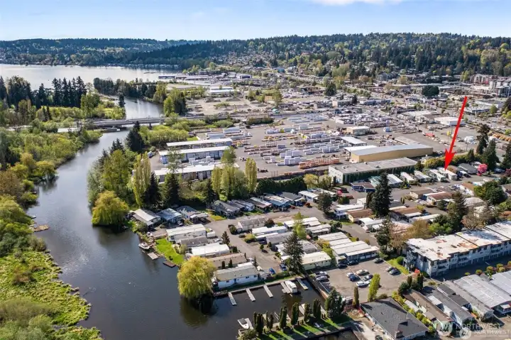 Peaceful riverfront living