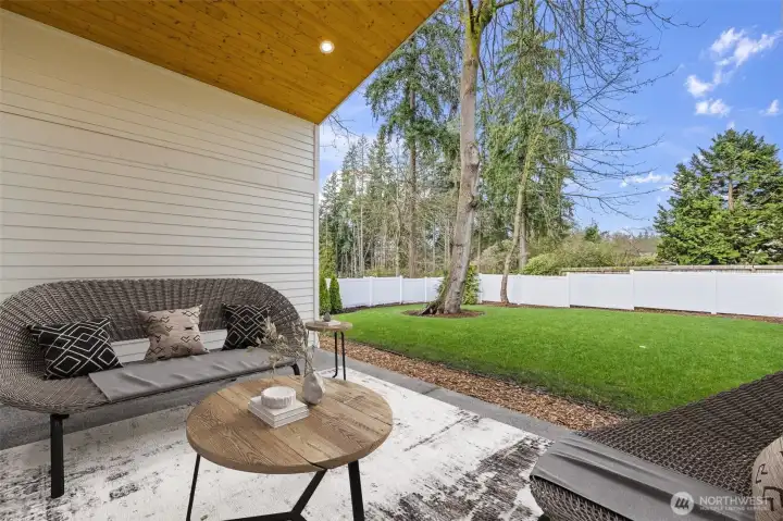 Covered outdoor patio