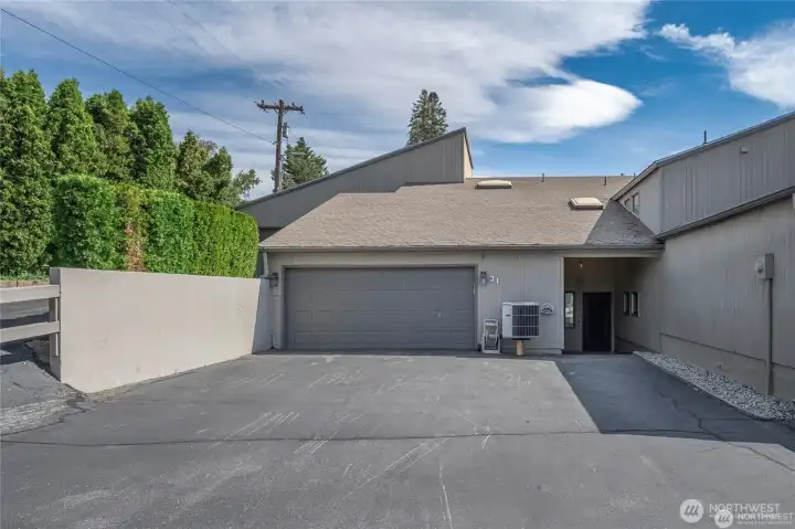Main entrance with additional parking