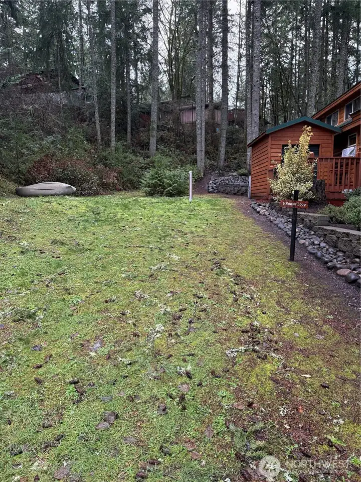 Right side of lot