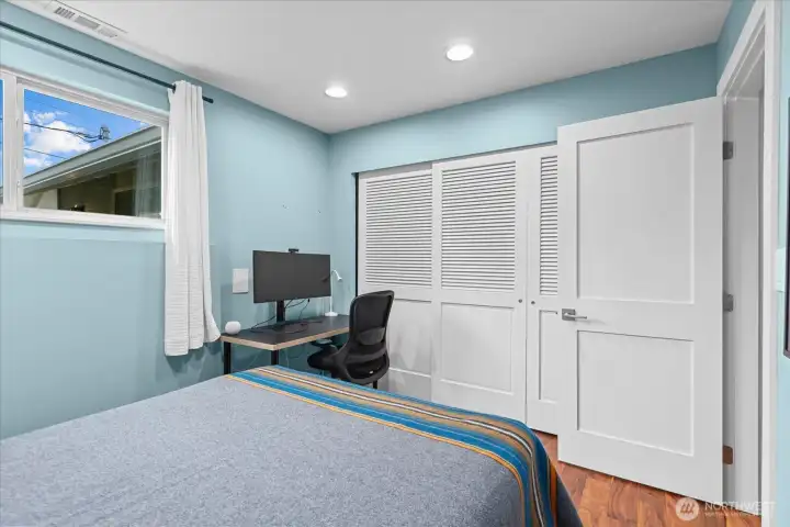 4th bedroom with a large closet