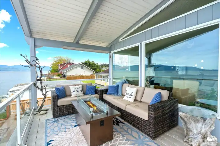 Enjoy the stunning views from your beach side deck