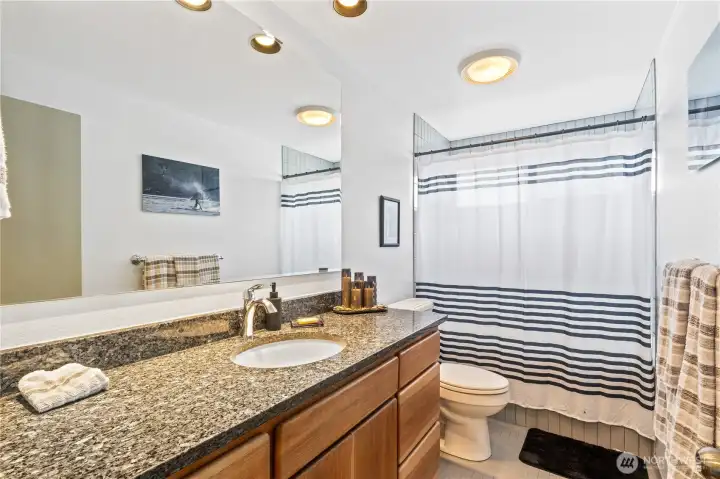 Hallway bathroom