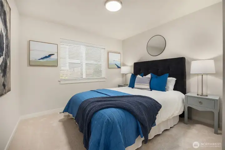 Bedroom number 2 on the upper level.