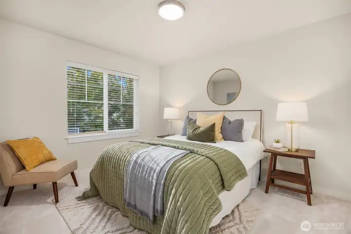 Bedroom number 3 on the upper level.
