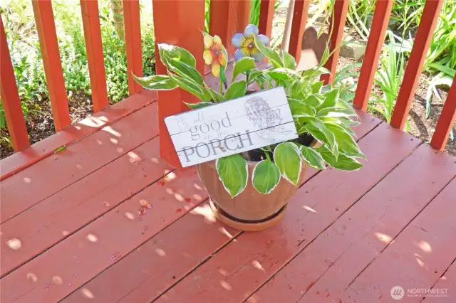 It's all good on the porch
