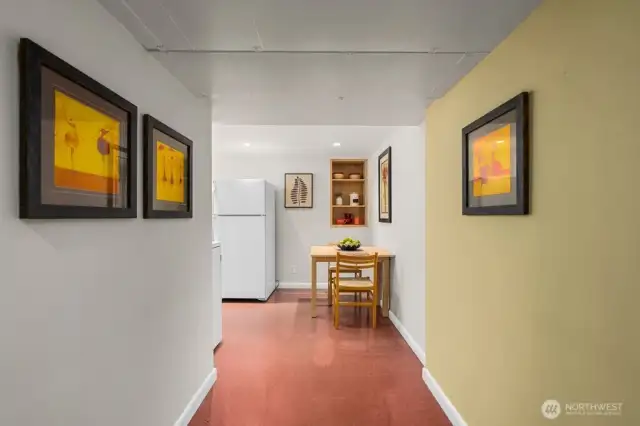 Hallway to Lower Level Kitchen