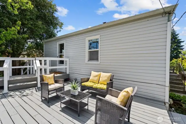 Back Deck with Wonderful Light
