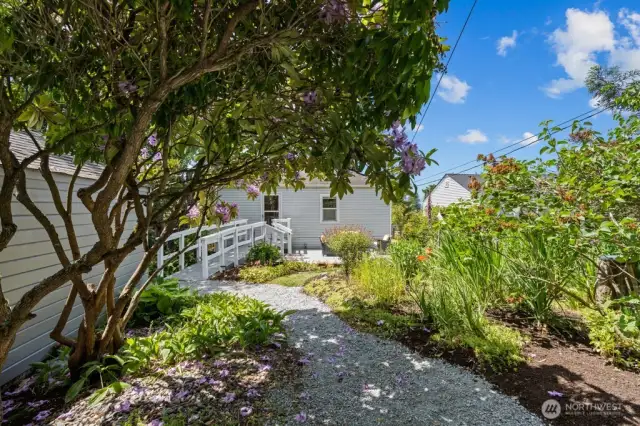 Walkway from House to Studio/Garage