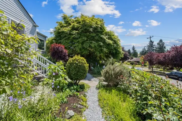 Walkways around Home to Access Garden Spaces