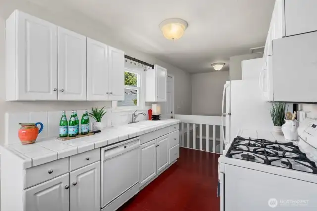 Kitchen with Gas Range