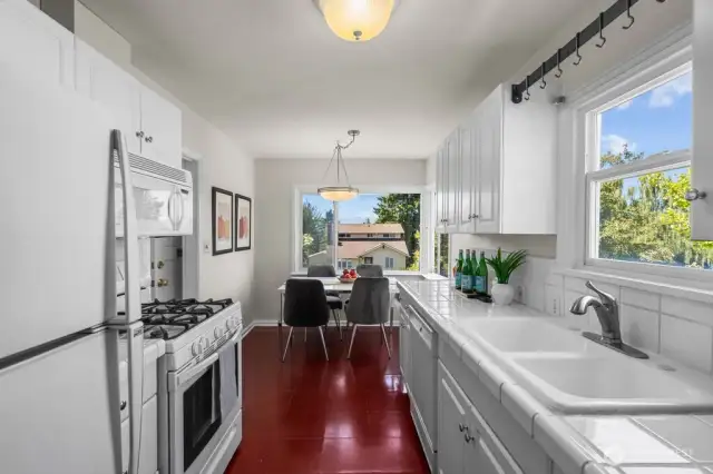 Window over Kitchen Sink to Bring in Light