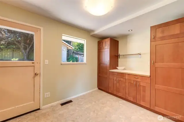Nice buffet area for entertaining.