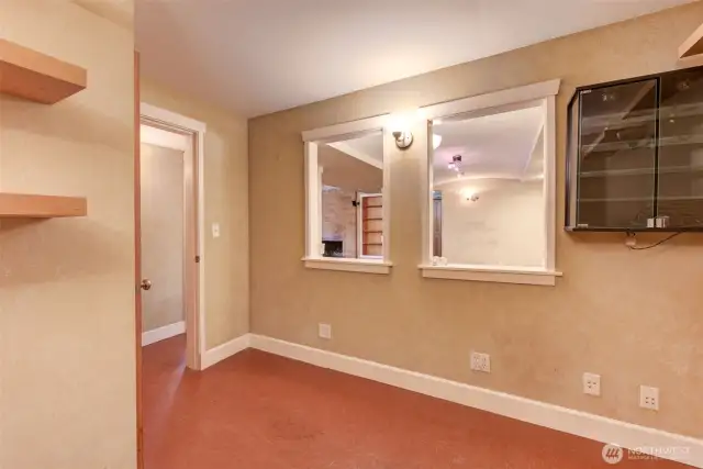 Lower level office