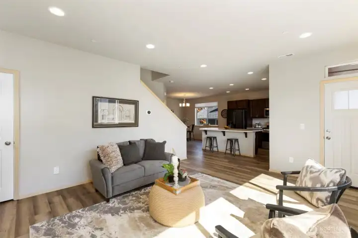 Open concept flow perfect for hosting friends and family.