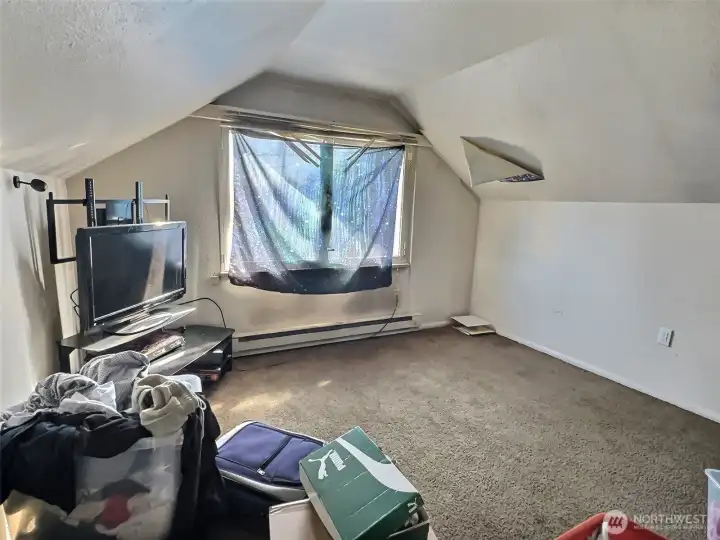 Loft style room upstairs