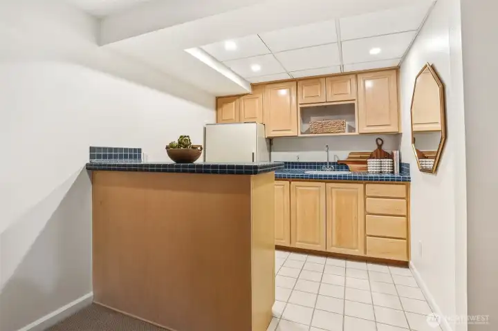 Bar off the family room