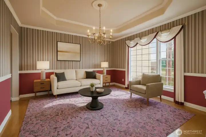 Virtually Staged as a Family room