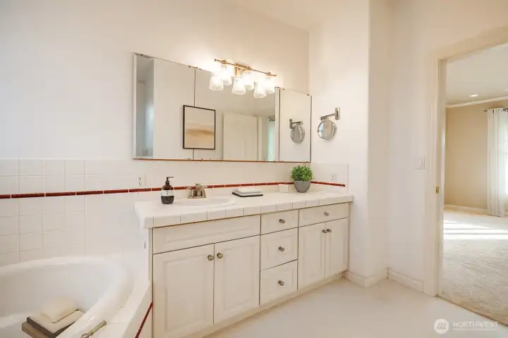 Bathroom in the Primary Suite.