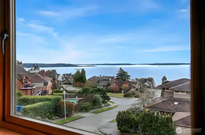 View from the primary bedroom.  Imagine waking up to this.