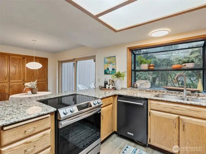Kitchen with Eating Space.  6008 Indian Trail NE, Tacoma, WA 98422