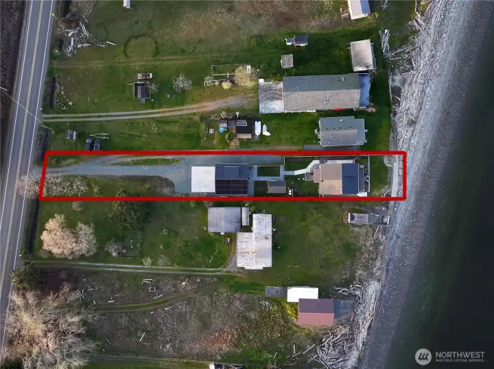 The .41 acre lot has been thoughtfully improved. The .41 acre lot has been thoughtfully improved.