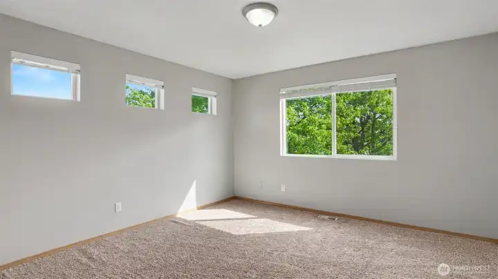 Large Room with abundant natural light—ready for your unique furniture and personal style