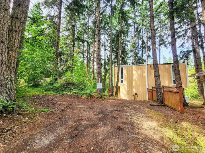 Plenty of parking for multiple vehicles.