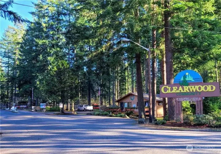Entrance to Clearwood.